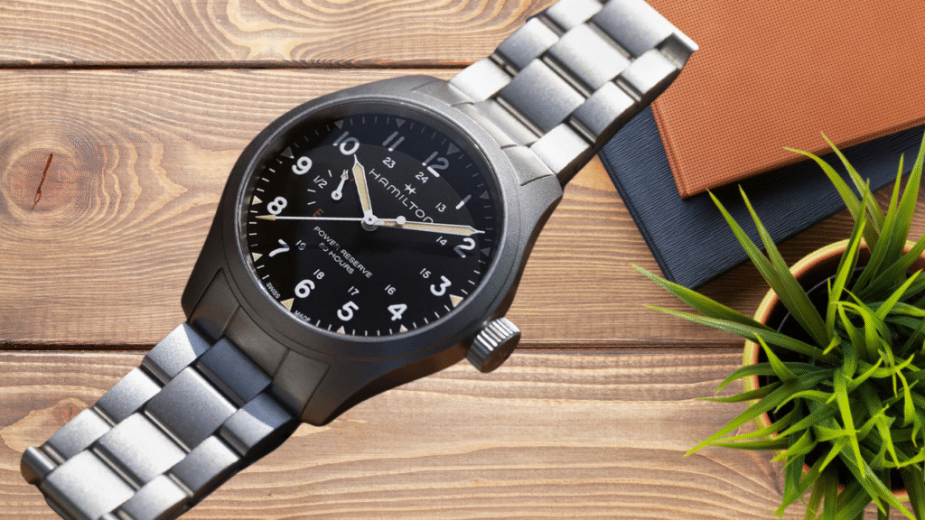 hamilton khaki field power reserve mechanical 40mm (2)