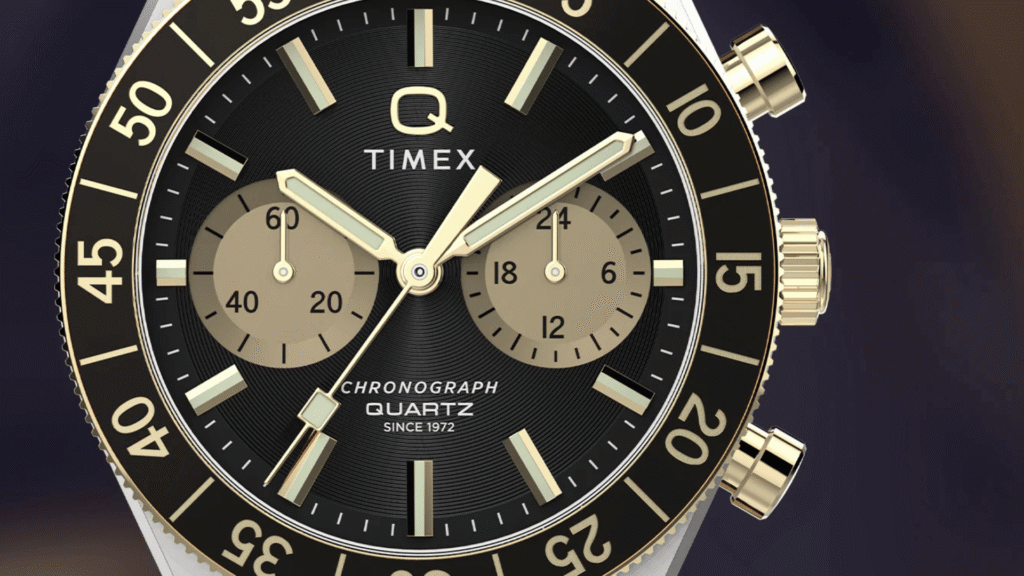 Q Timex Continental Chronograph Review: A Bold ’70s Revival with Modern Quartz Precision 3