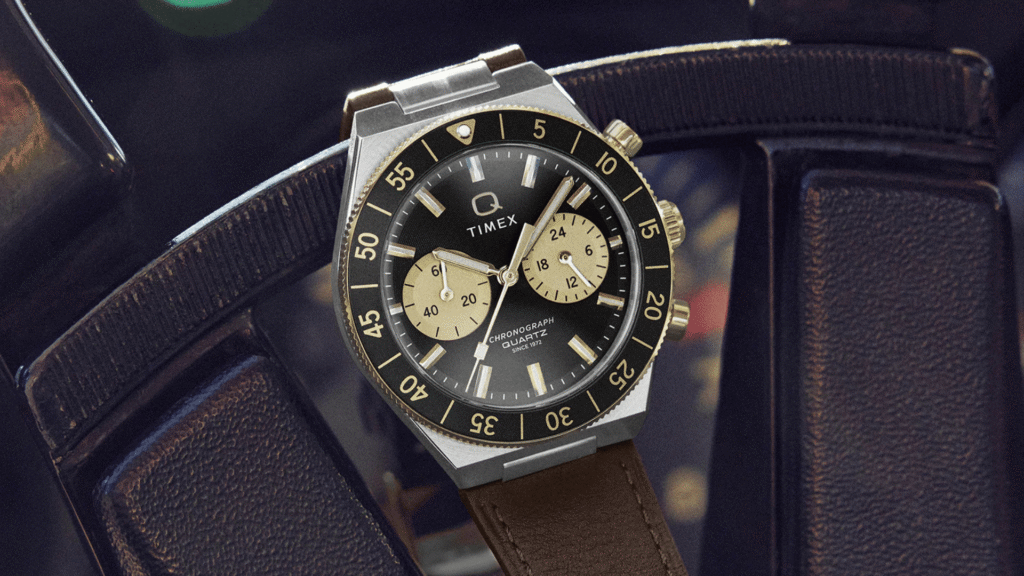 Q Timex Continental Chronograph Review: A Bold ’70s Revival with Modern Quartz Precision 4