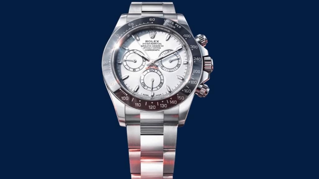 Rolex Daytona Rolesium 126502 Review: White Enamel Dial Meets Platinum-Infused Steel rolex daytona rolesium 126502 (6)