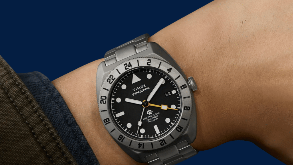 timex expedition pioneer titanium automatic gmt (1)