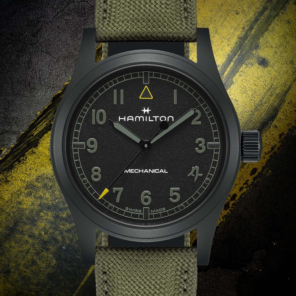 hamilton khaki field mechanical call of duty modern warfare 1
