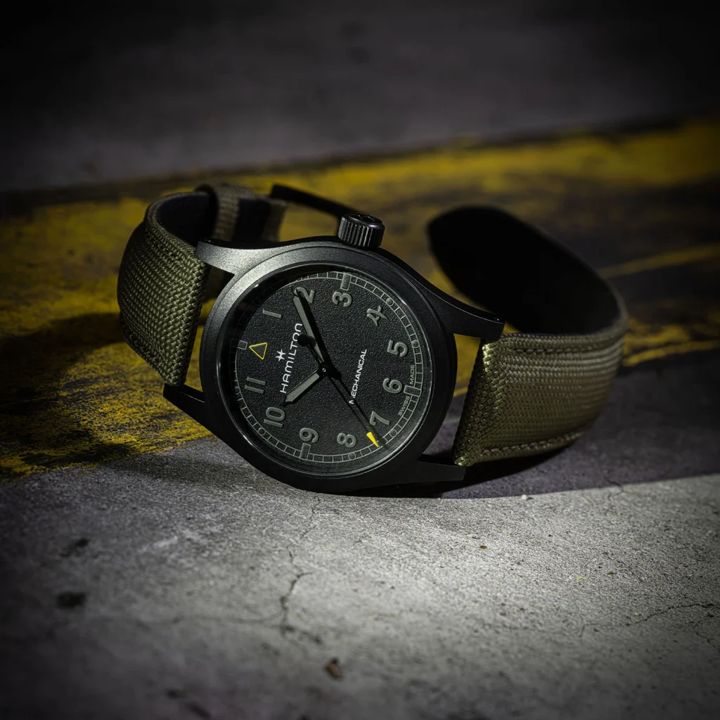 hamilton khaki field mechanical call of duty modern warfare 3