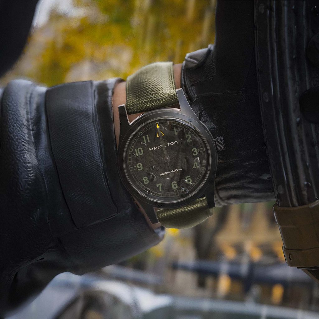 hamilton khaki field mechanical call of duty modern warfare 5